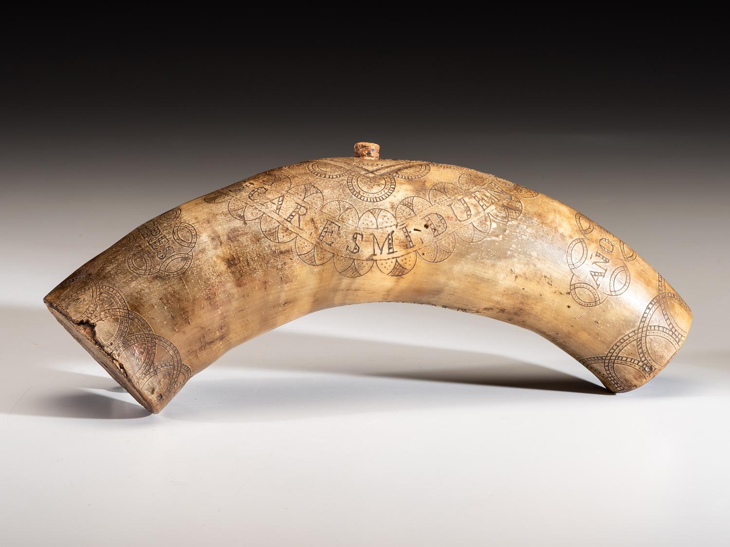 Early Spanish Colonial Milk Horn