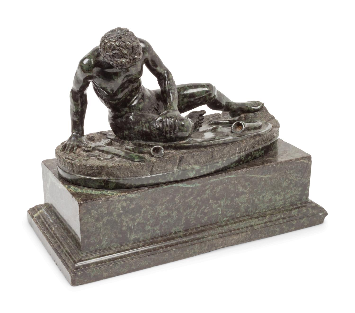 A Grand Tour Carved Marble Model of Dying Gaul