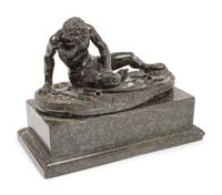 A Grand Tour Carved Marble Model of Dying Gaul