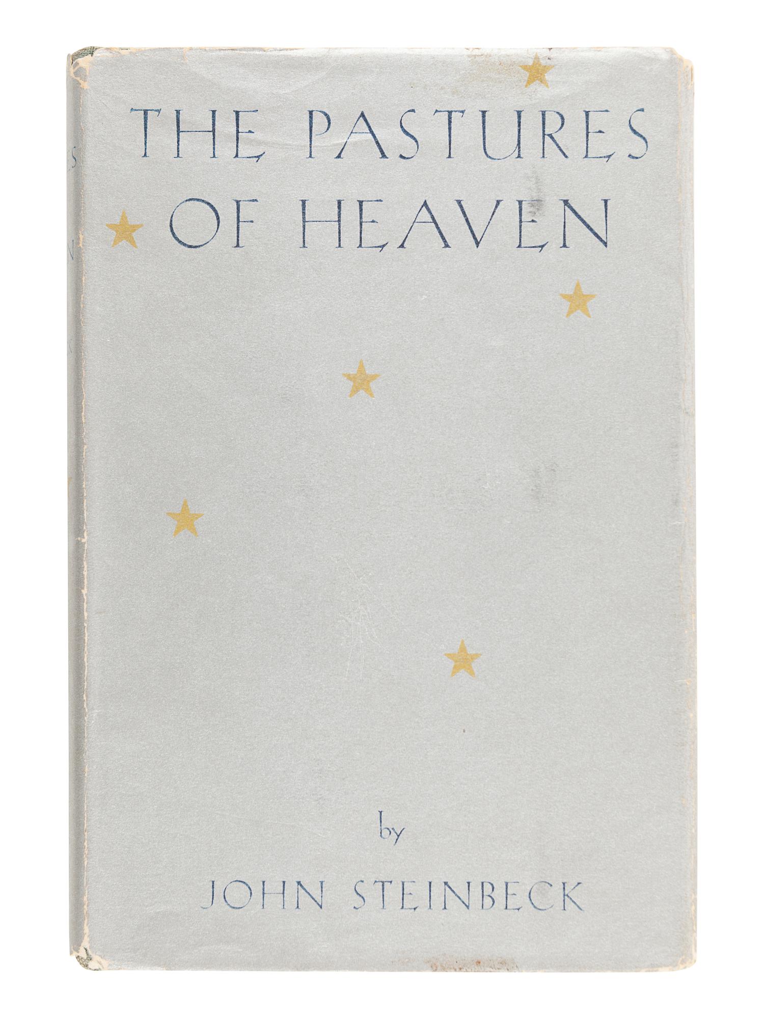 STEINBECK, John (1902-1968). The Pastures of Heaven. New York: Brewer, Warren & Putnam, 1932.