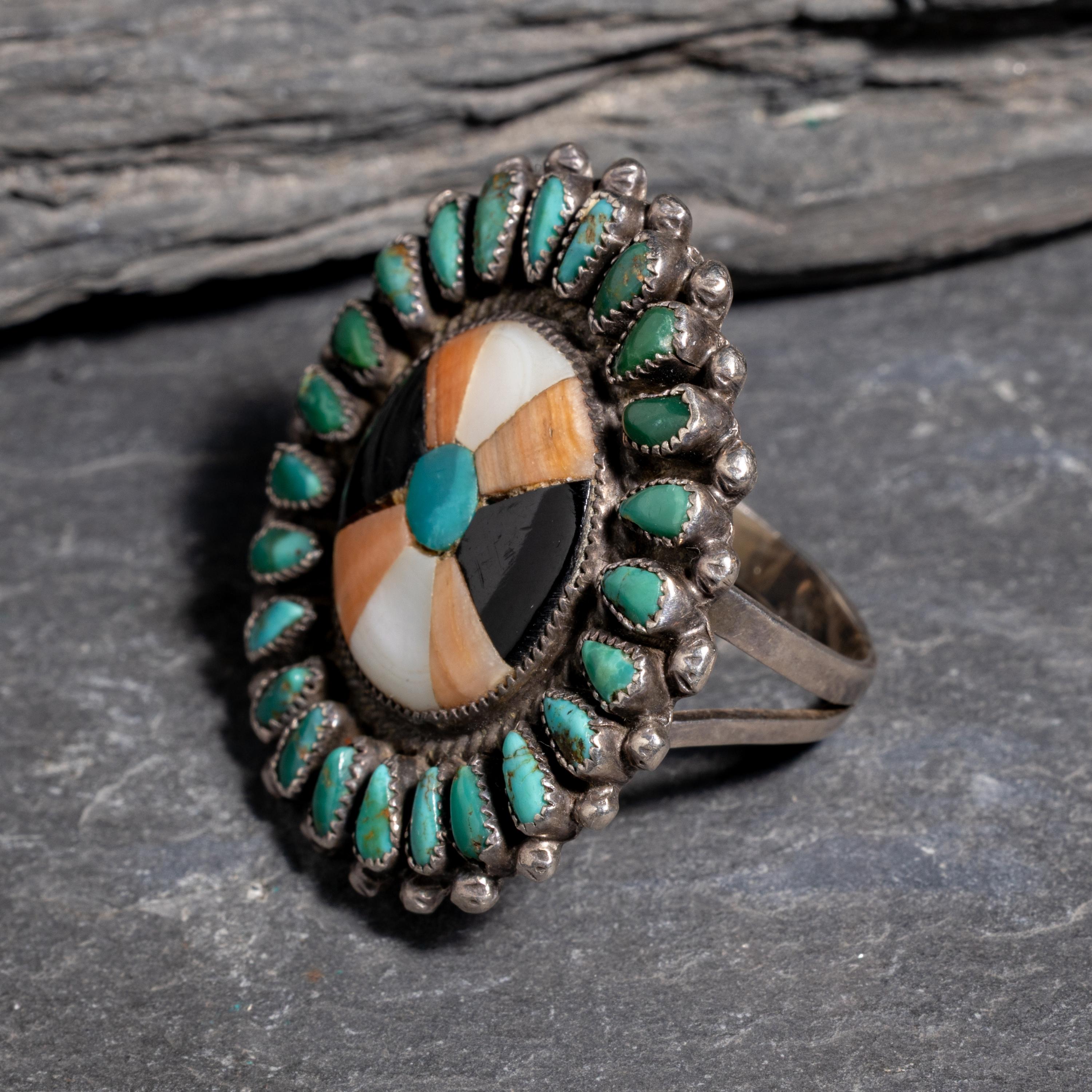 Zuni Mosaic Inlay Ring