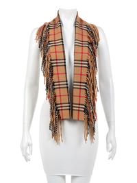 Burberry Vintage Check Cashmere Scarf, 2000s