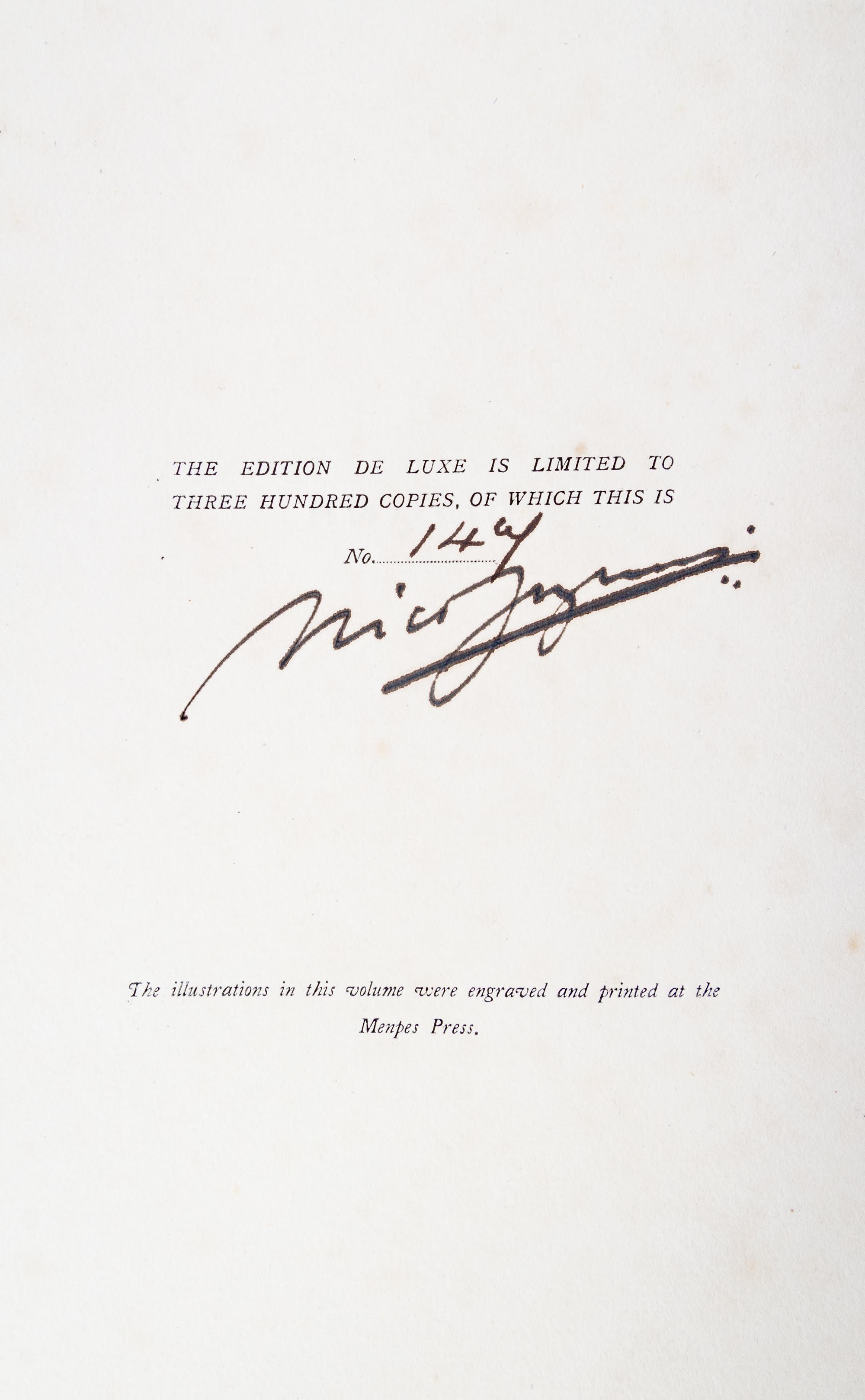 (HOLLAND) Holland. By Nico Jungman. London, 1904. Edition duluxe, limited, signed.