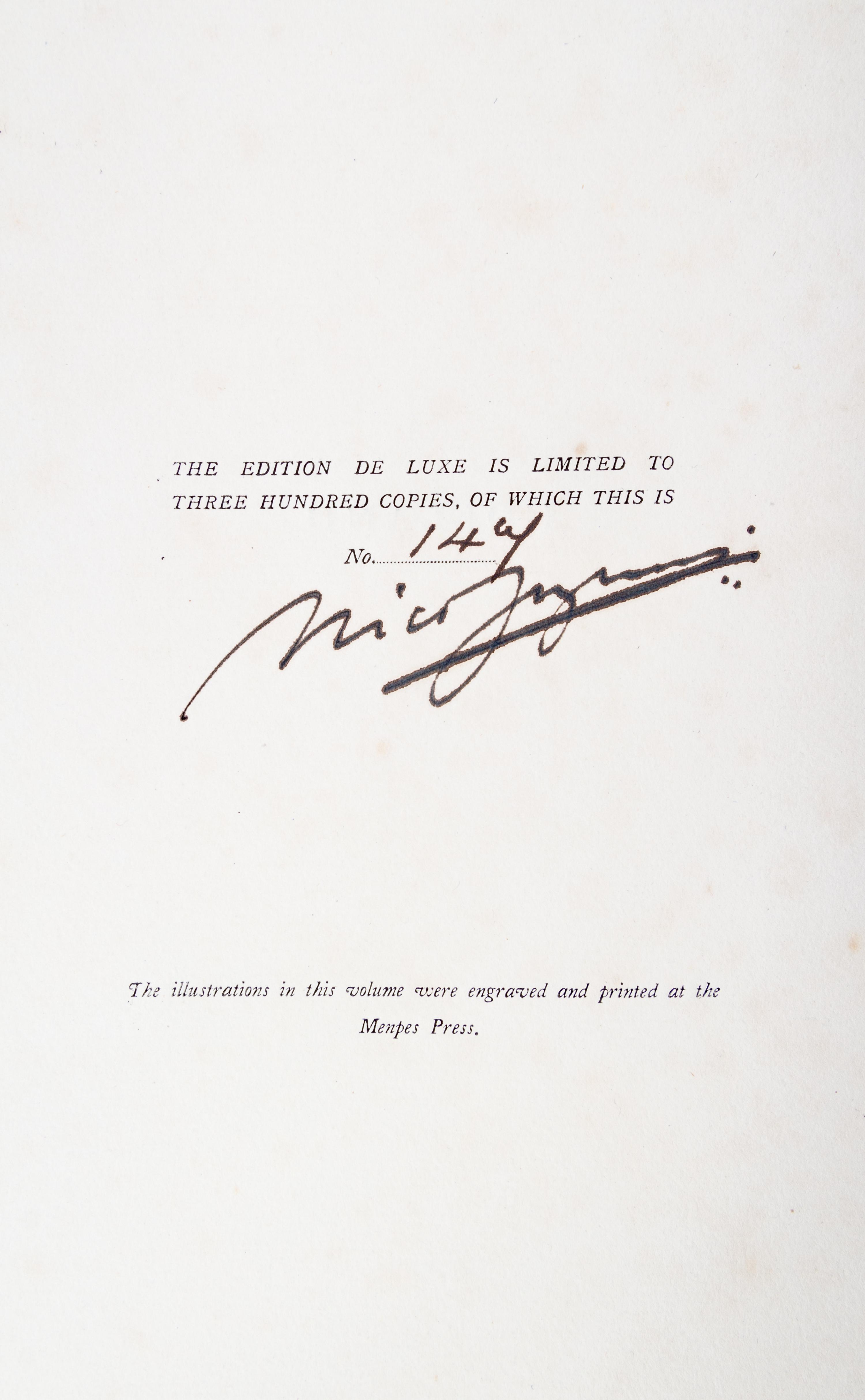(HOLLAND) Holland. By Nico Jungman. London, 1904. Edition duluxe, limited, signed.