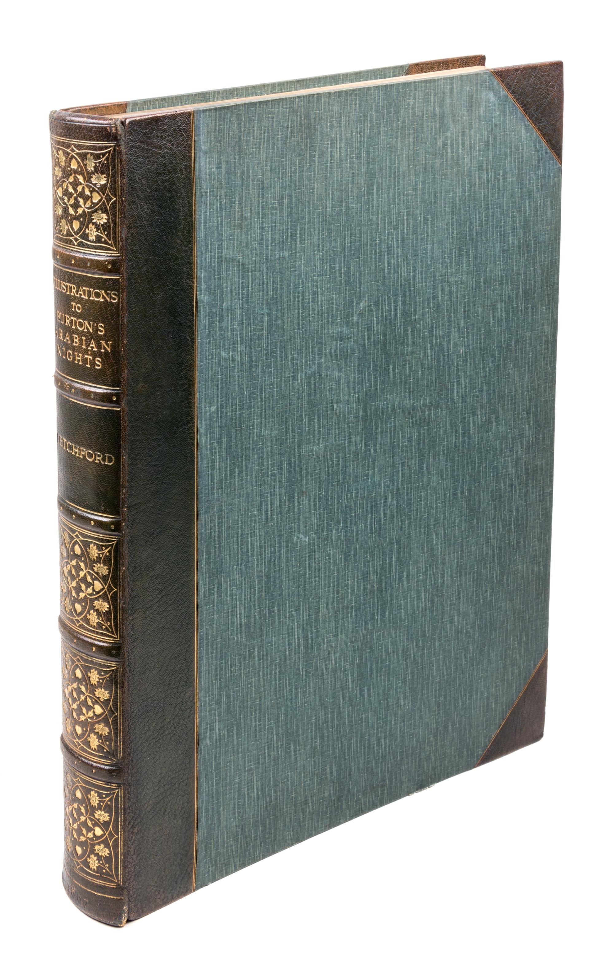 (BURTON, RICHARD) LETCHFORD, ALBERT. Seventy Original Illustrations to... Arabian Nights. London, 1897. Limited edition. with 71 plates