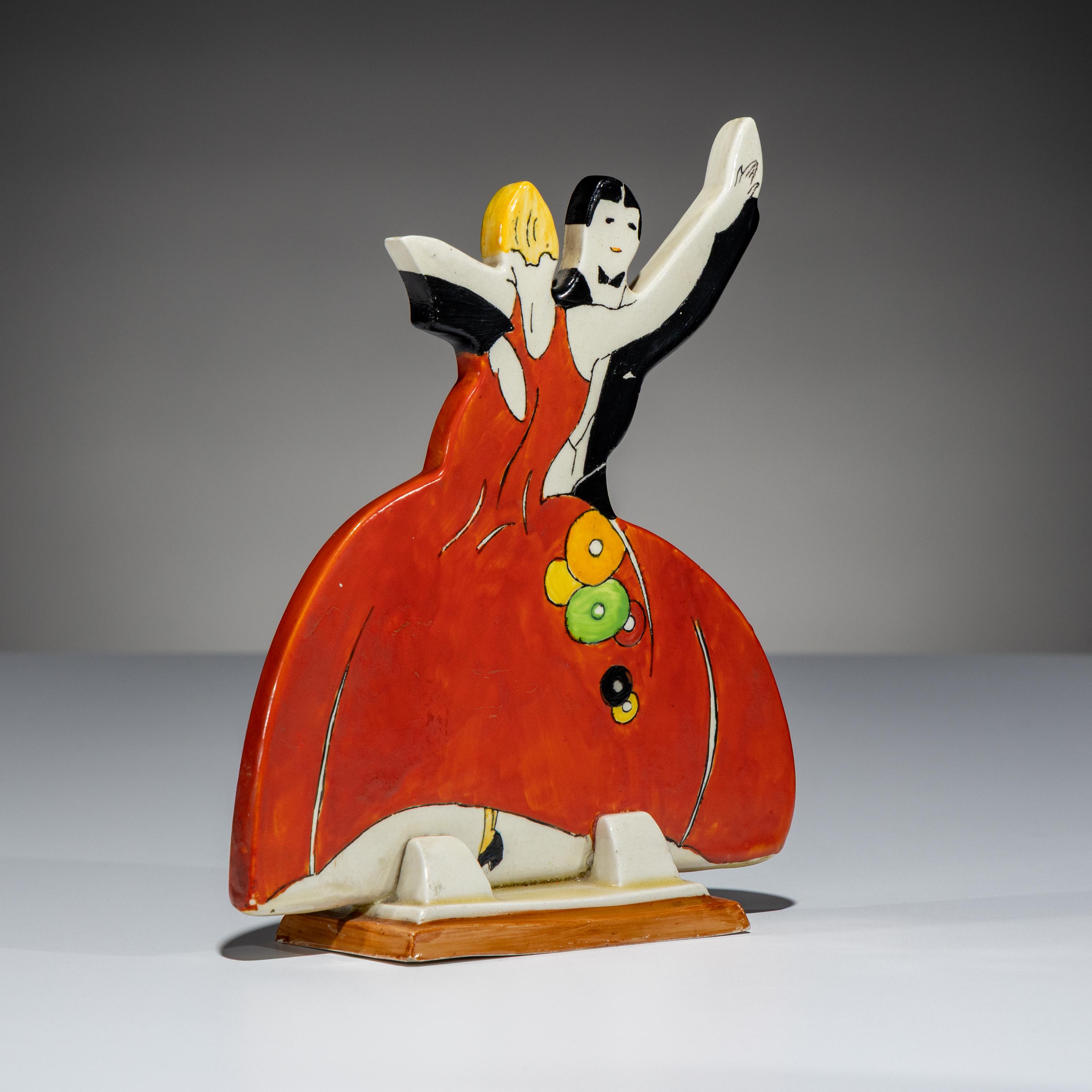 Clarice Cliff (English, 1899–1972) — Age of Jazz, Dancing Couple