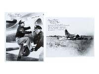 [WWII]. Large group of signatures of American aces and aviators.