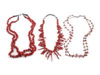 Southwestern-style Coral Necklaces