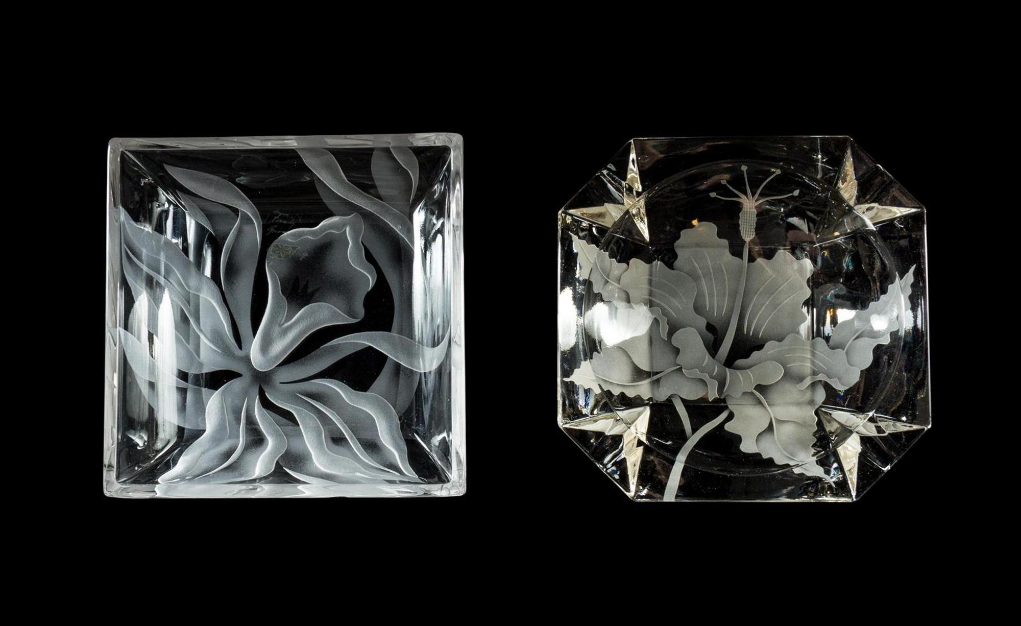 A Collection of Cut and Molded Glass Table Articles
