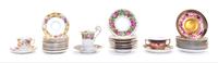A Sevres Style Porcelain Service Diameter of largest saucer 5 3/8 inches. — RETAILED BY CILMAN COLLAMORE, NEW YORK
