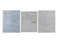 [MASSACHUSETTS]. A group of documents related to the prominent Boston, Massachusetts, firm of Fisher & Co., including: