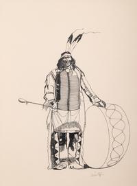 Indian with Drum