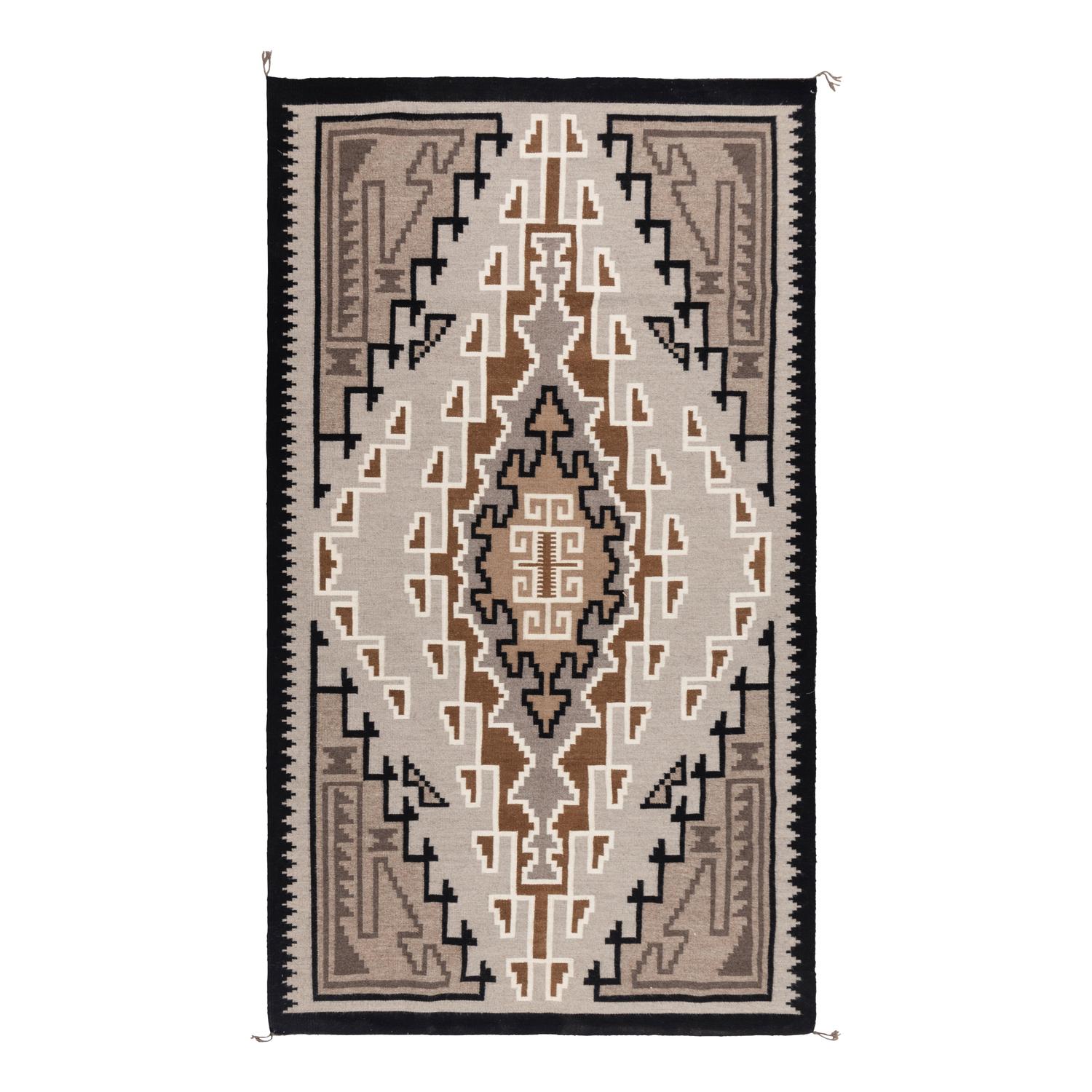 Navajo Two Grey Hills Weaving [Rug]