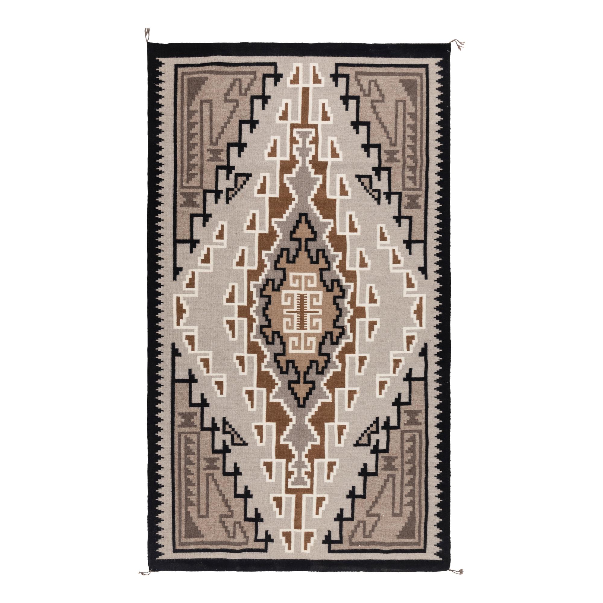 Navajo Two Grey Hills Weaving [Rug]