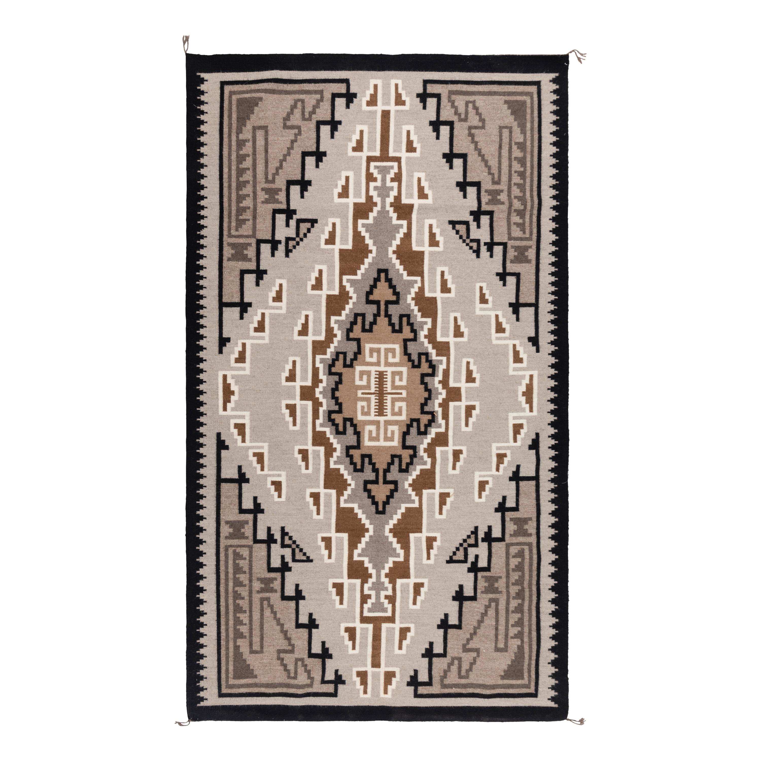 Navajo Two Grey Hills Weaving [Rug]
