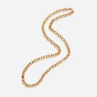 An 18K yellow gold cable link necklace Nautical Style Links