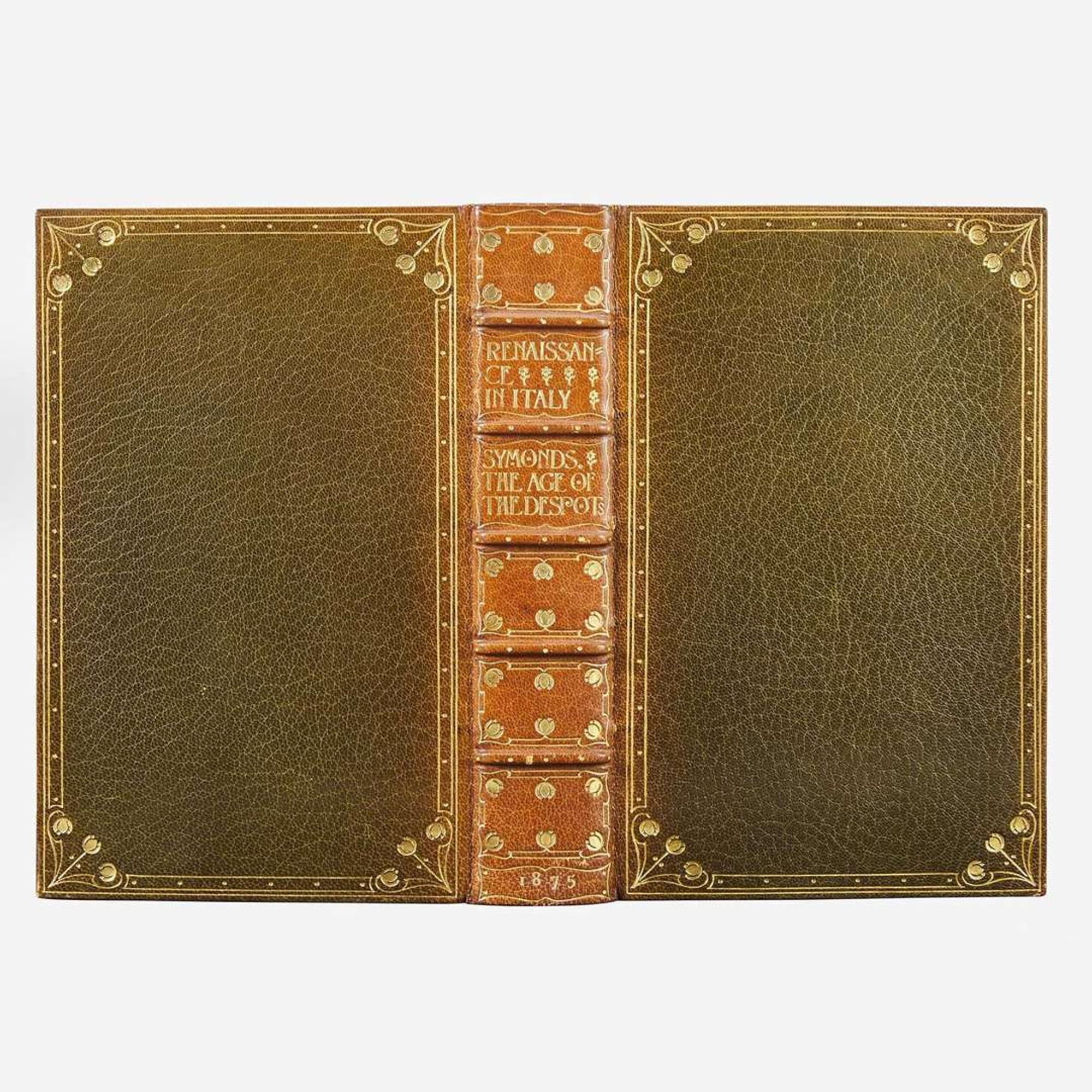 [Fine Bindings] Symonds, John Addington Renaissance in Italy