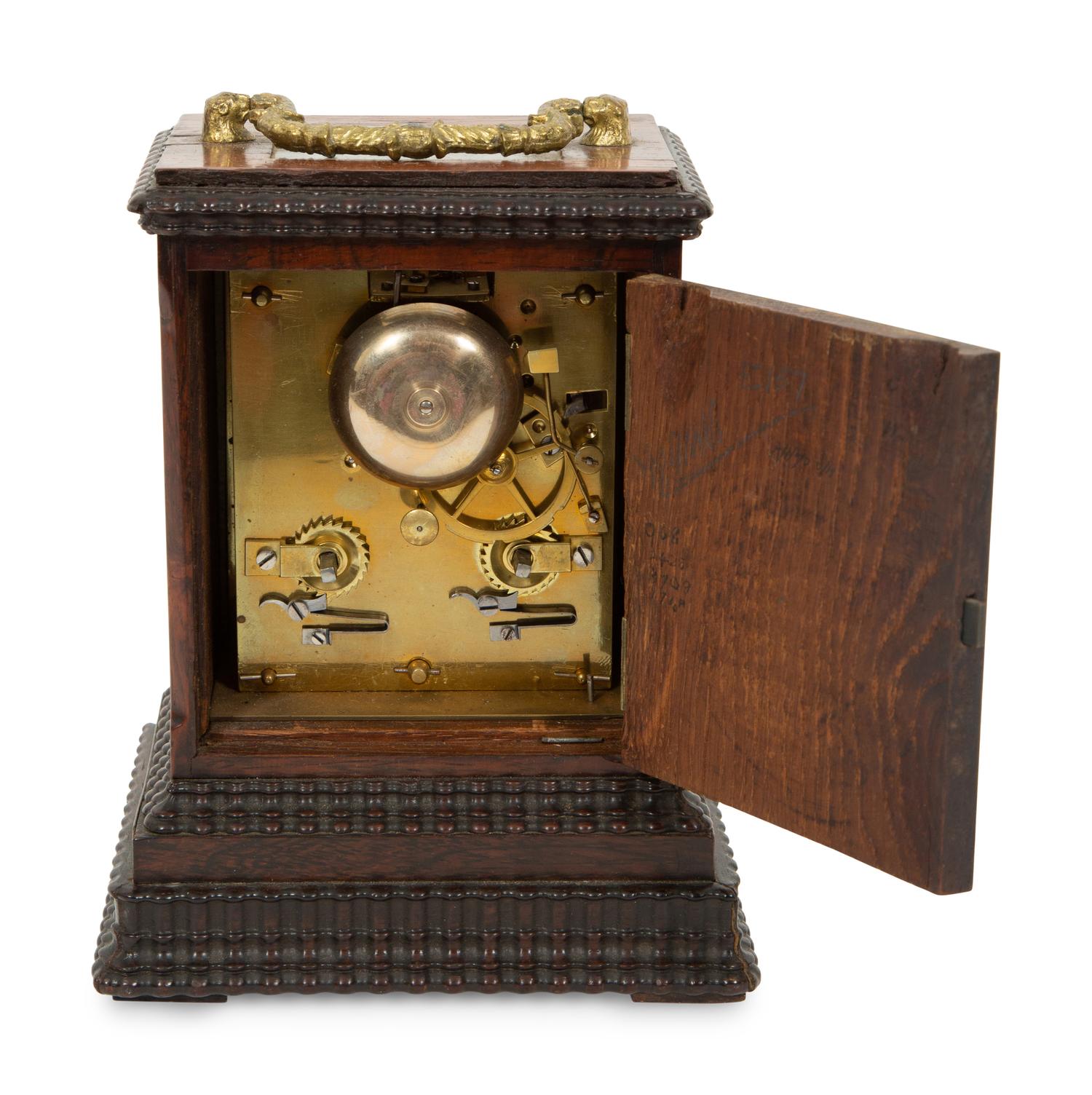 A Louis Philippe Rosewood Pendule de Voyage