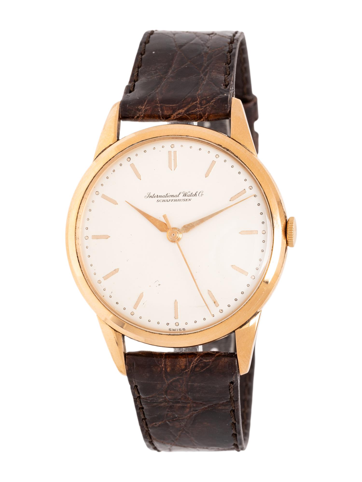 IWC, 18K YELLOW GOLD WATCH