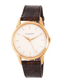 IWC, 18K YELLOW GOLD WATCH