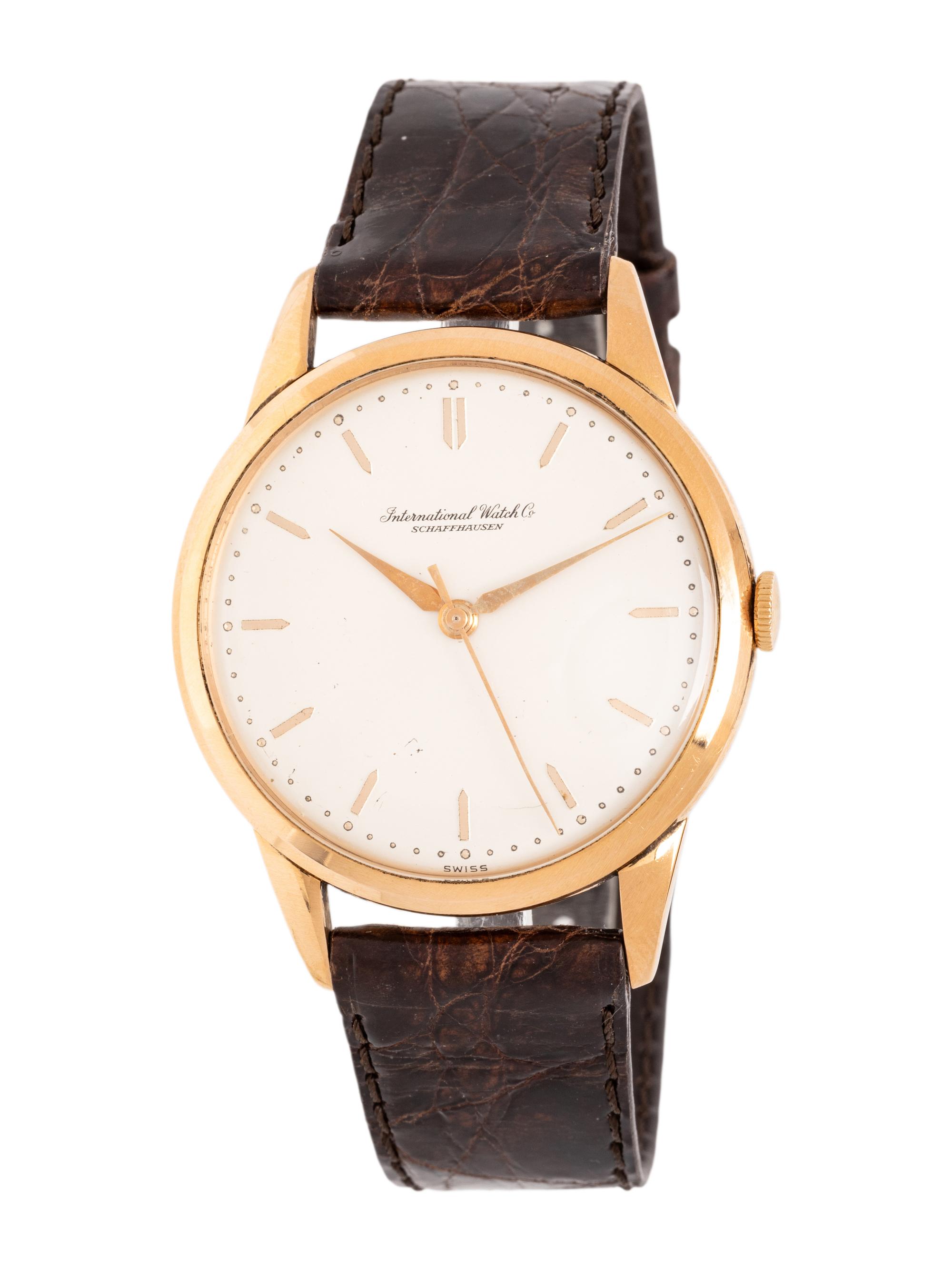 IWC, 18K YELLOW GOLD WATCH