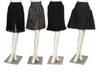 Five Designer Items: One Chanel Scarf, Three Chanel Skirts, One Carolina Herrera Skirt, 2000-2010s