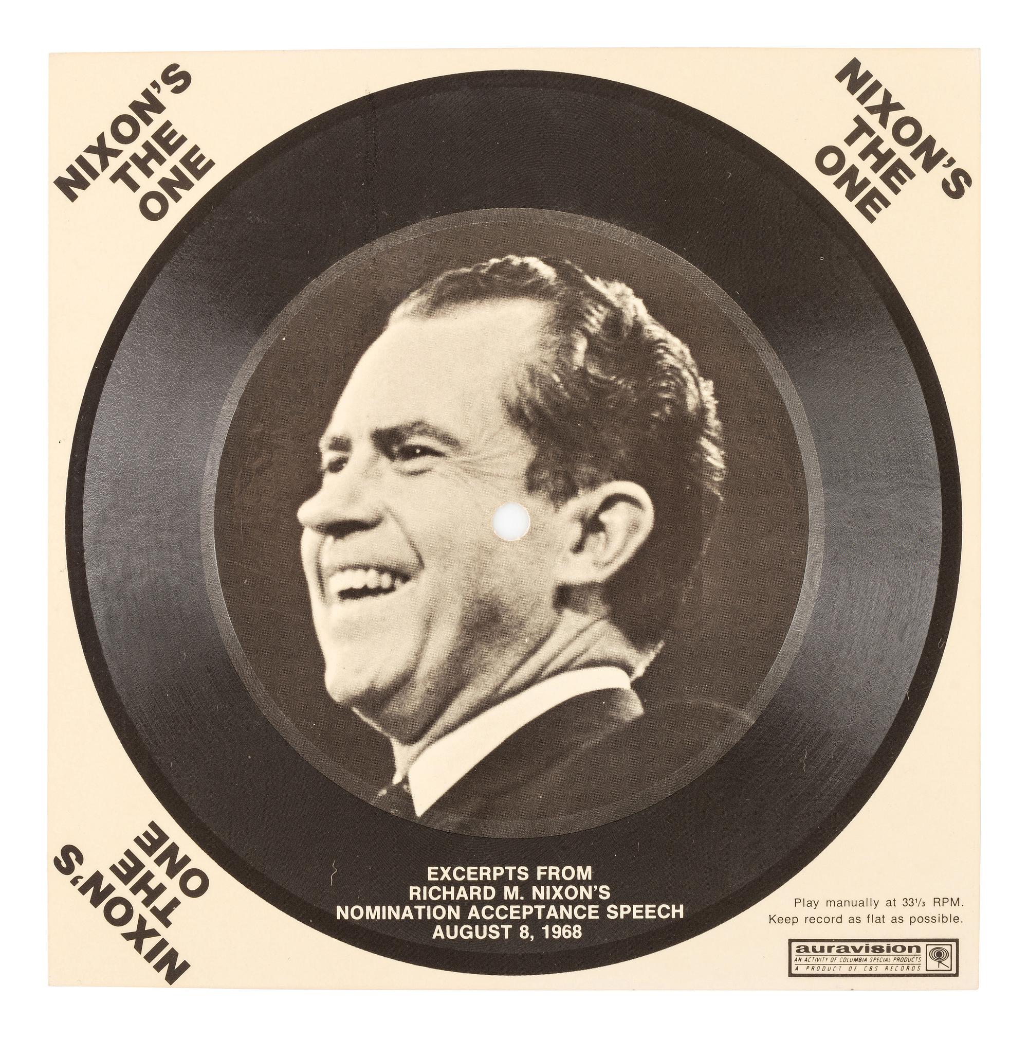 [NIXON, Richard M. (1913-1994)]. Posters, pamphlets, and ephemera from Nixon's political career.