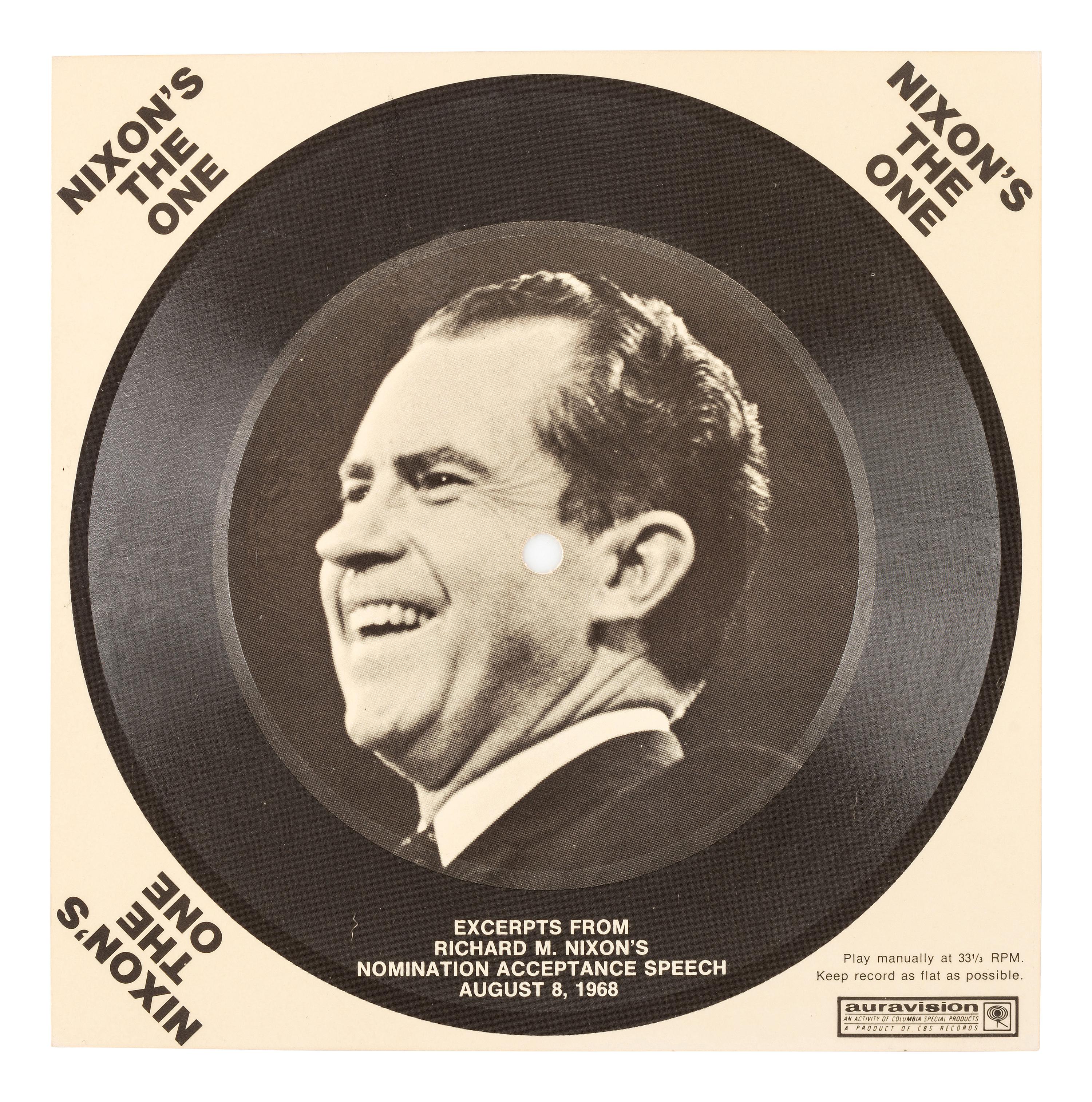 [NIXON, Richard M. (1913-1994)]. Posters, pamphlets, and ephemera from Nixon's political career.