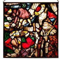 A Continental Stained Glass Window