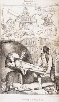[D'ISRAELI, ISAAC] Flim-Flams!... London, 1806. 3 vols. Second edition, with 11 plates.