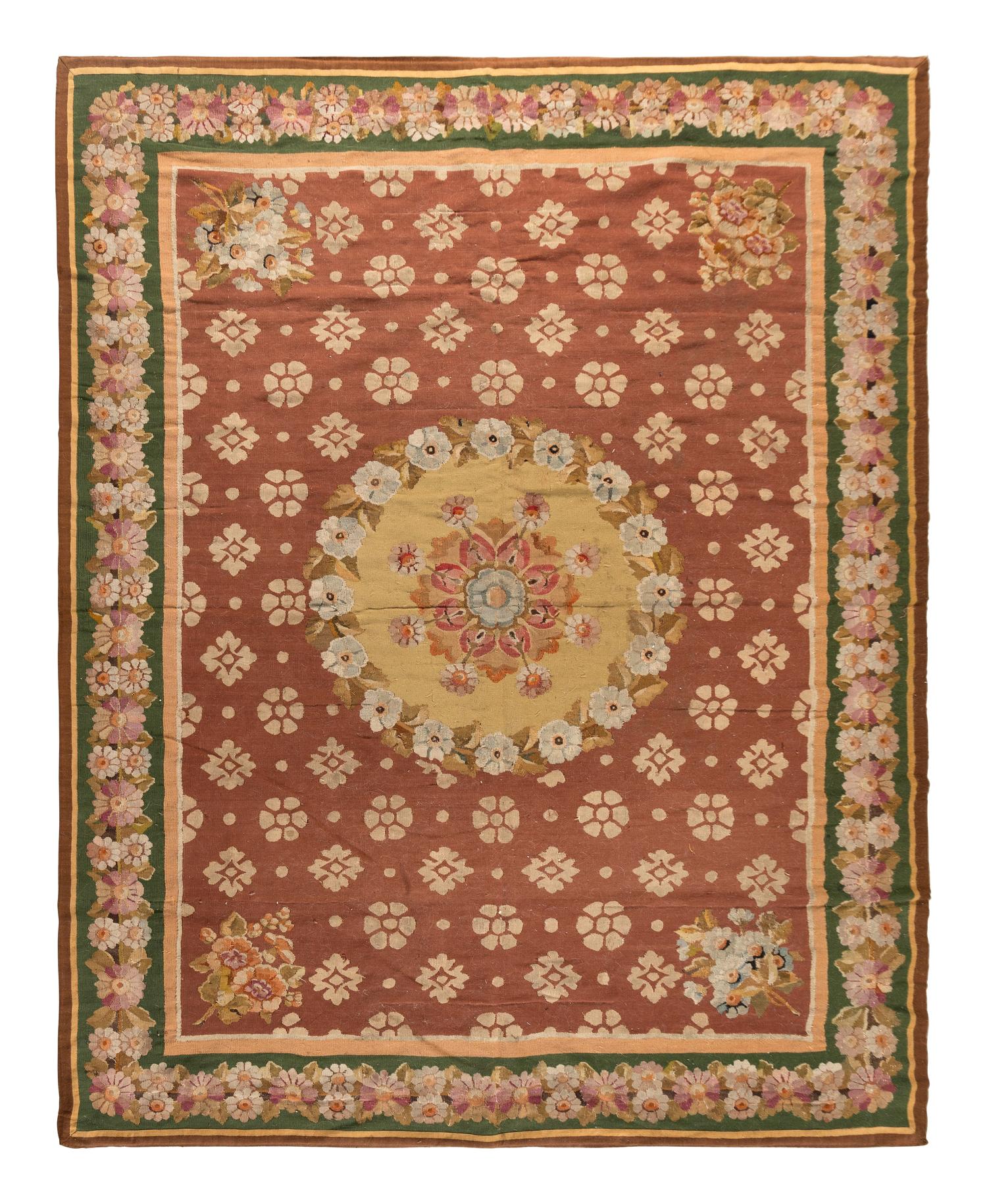 An Aubusson Wool Rug