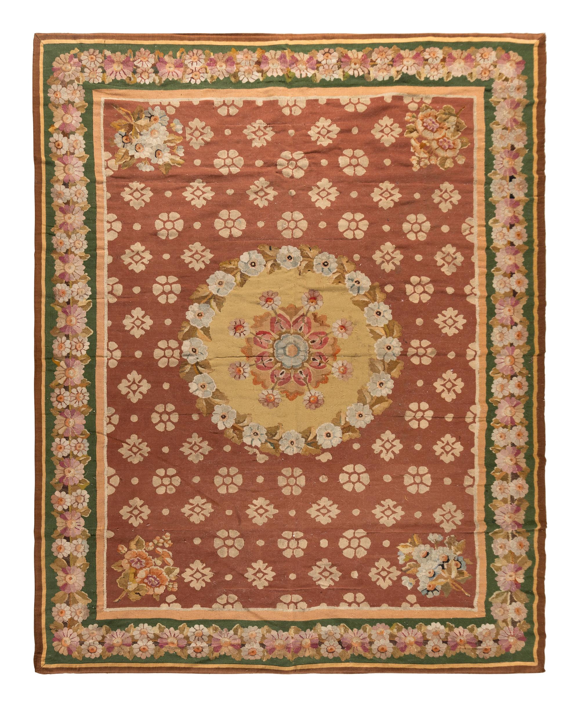 An Aubusson Wool Rug