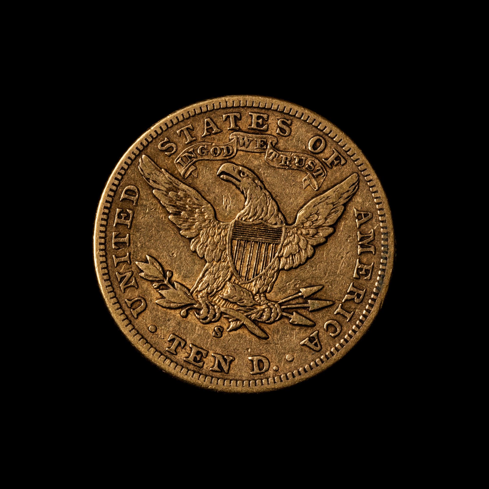 An 1899-S Liberty Head $10 Gold Coin