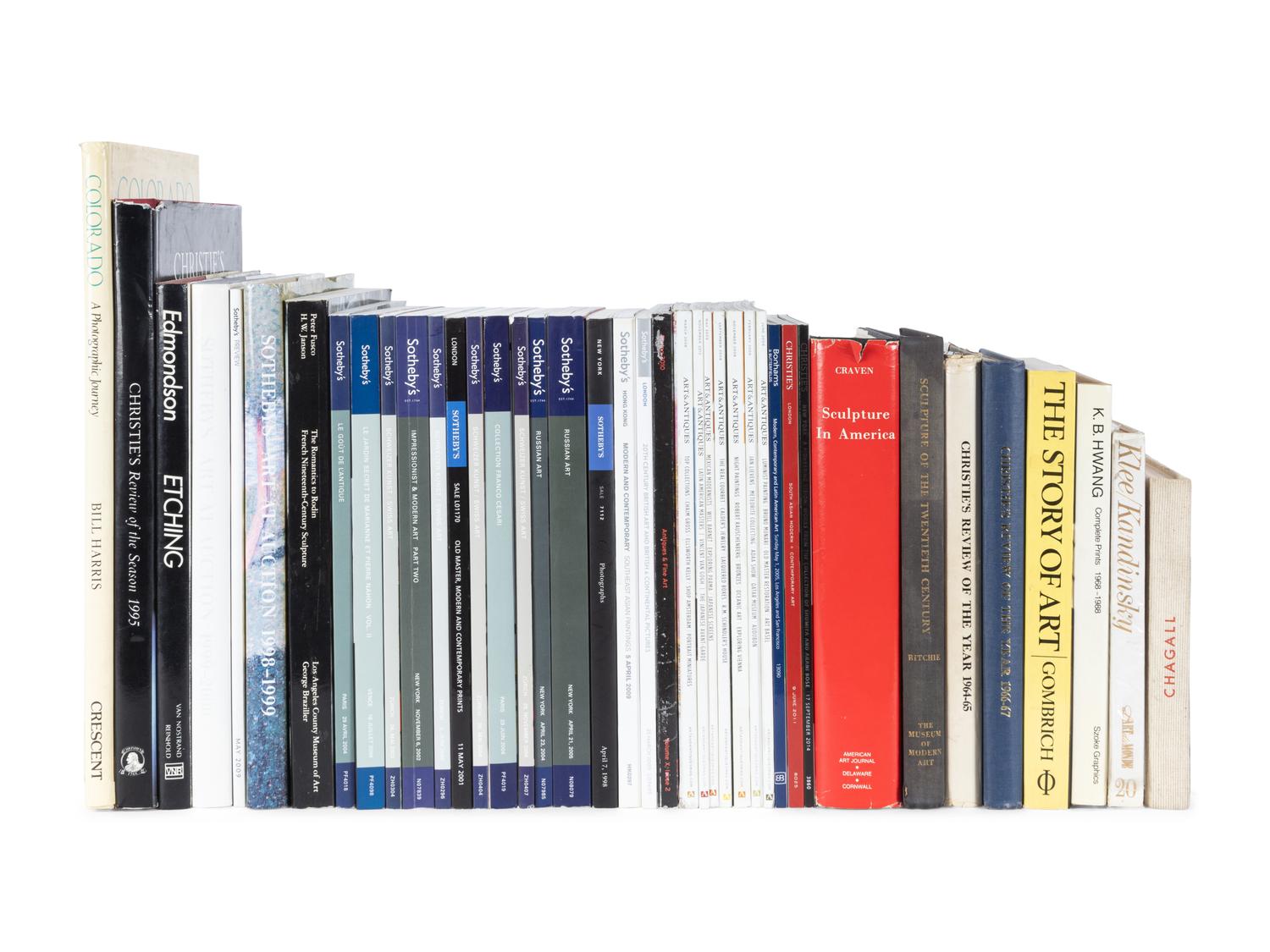 [CONTEMPORARY ART] A Group of Reference Works and Auction Catalogues about Contemporary Art