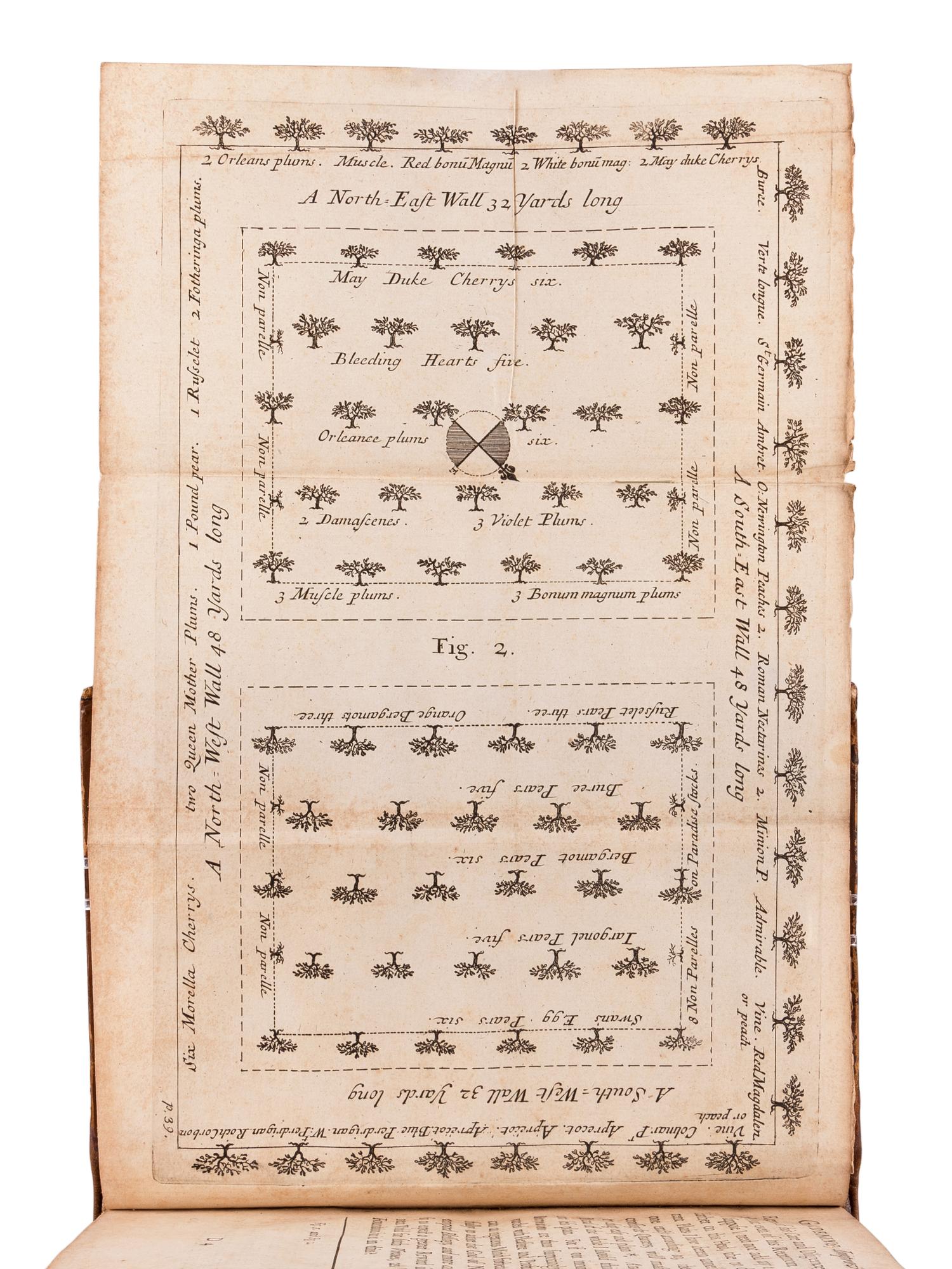 LAURENCE, John (“John Lawrence” or “Charles Evelyn”) (1688-1732). The Clergy-Man’s Recreation: Shewing the Pleasure and Profit of the Art of Gardening . – The Gentleman’s Recreation . – The Lady’s Recreation… by Charles Evelyn . London: Bernard Lintott, 1717.