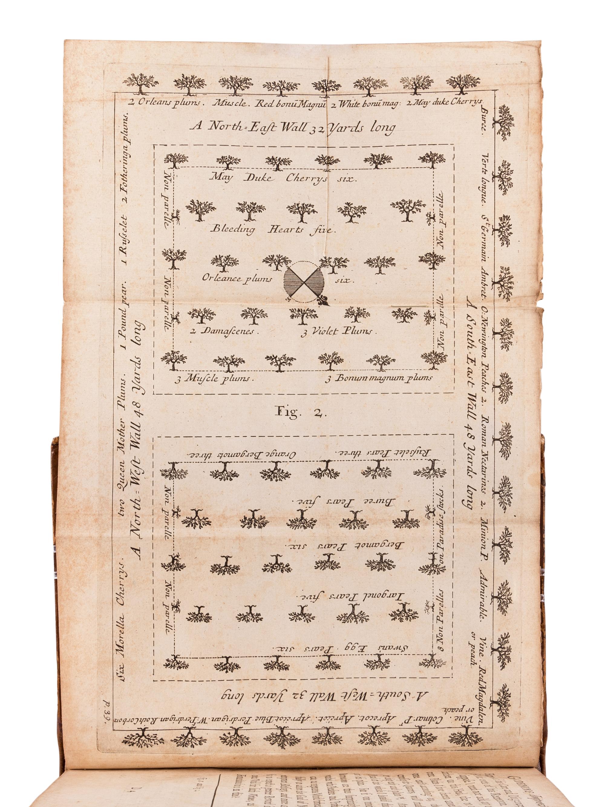LAURENCE, John (“John Lawrence” or “Charles Evelyn”) (1688-1732). The Clergy-Man’s Recreation: Shewing the Pleasure and Profit of the Art of Gardening . – The Gentleman’s Recreation . – The Lady’s Recreation… by Charles Evelyn . London: Bernard Lintott, 1717.
