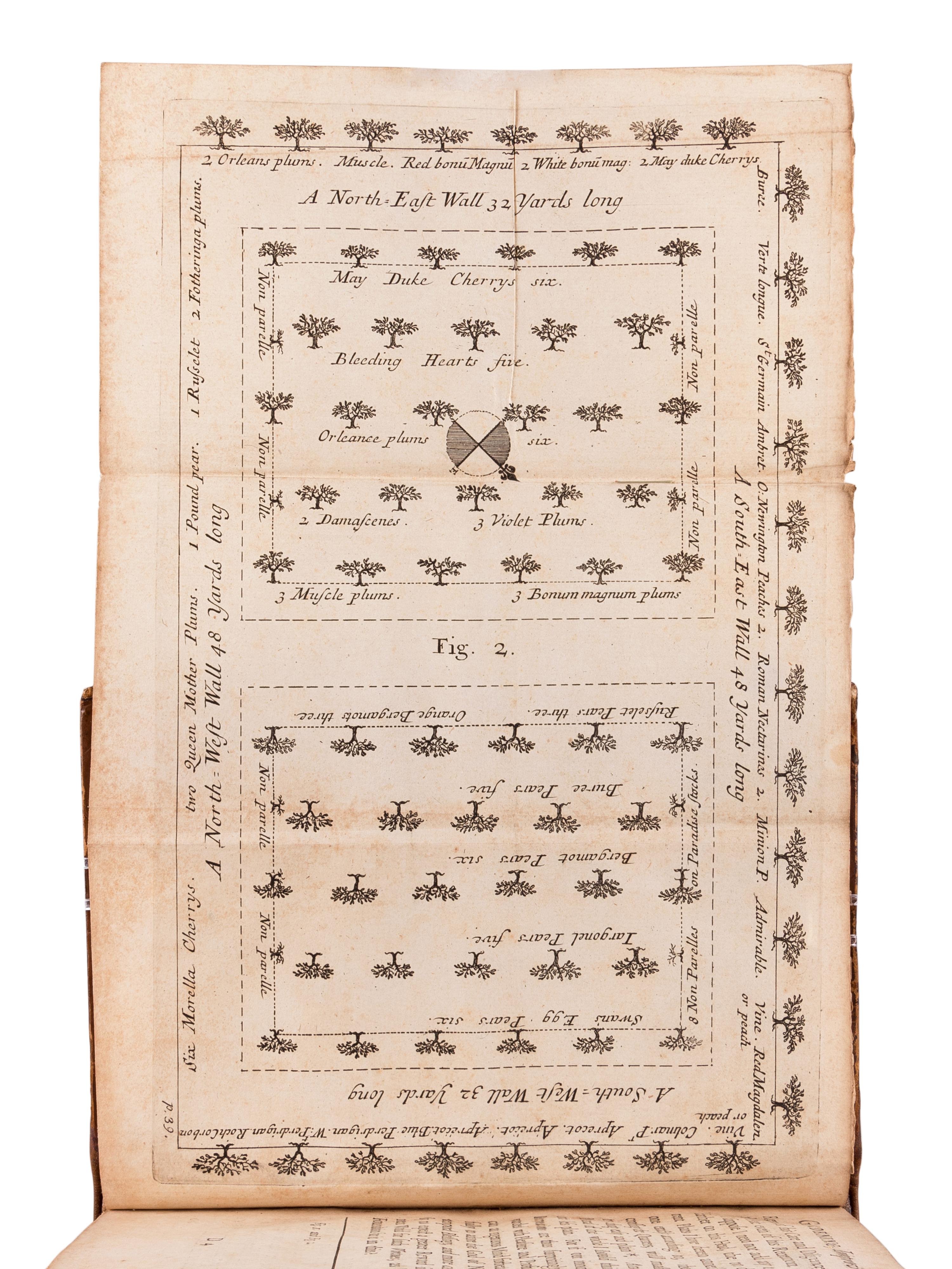 LAURENCE, John (“John Lawrence” or “Charles Evelyn”) (1688-1732). The Clergy-Man’s Recreation: Shewing the Pleasure and Profit of the Art of Gardening . – The Gentleman’s Recreation . – The Lady’s Recreation… by Charles Evelyn . London: Bernard Lintott, 1717.