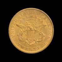 A United States 1853/'2' Liberty Head $20 Gold Coin