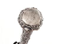 A Group of Three American Silver Mounted Parasols — 19TH CENTURY