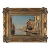 François Brunery (Italian, 1849-1926) — Venetian Canal