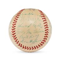 A 1939 St. Louis Browns Team Signed Autograph Baseball (Beckett Authentication Services)