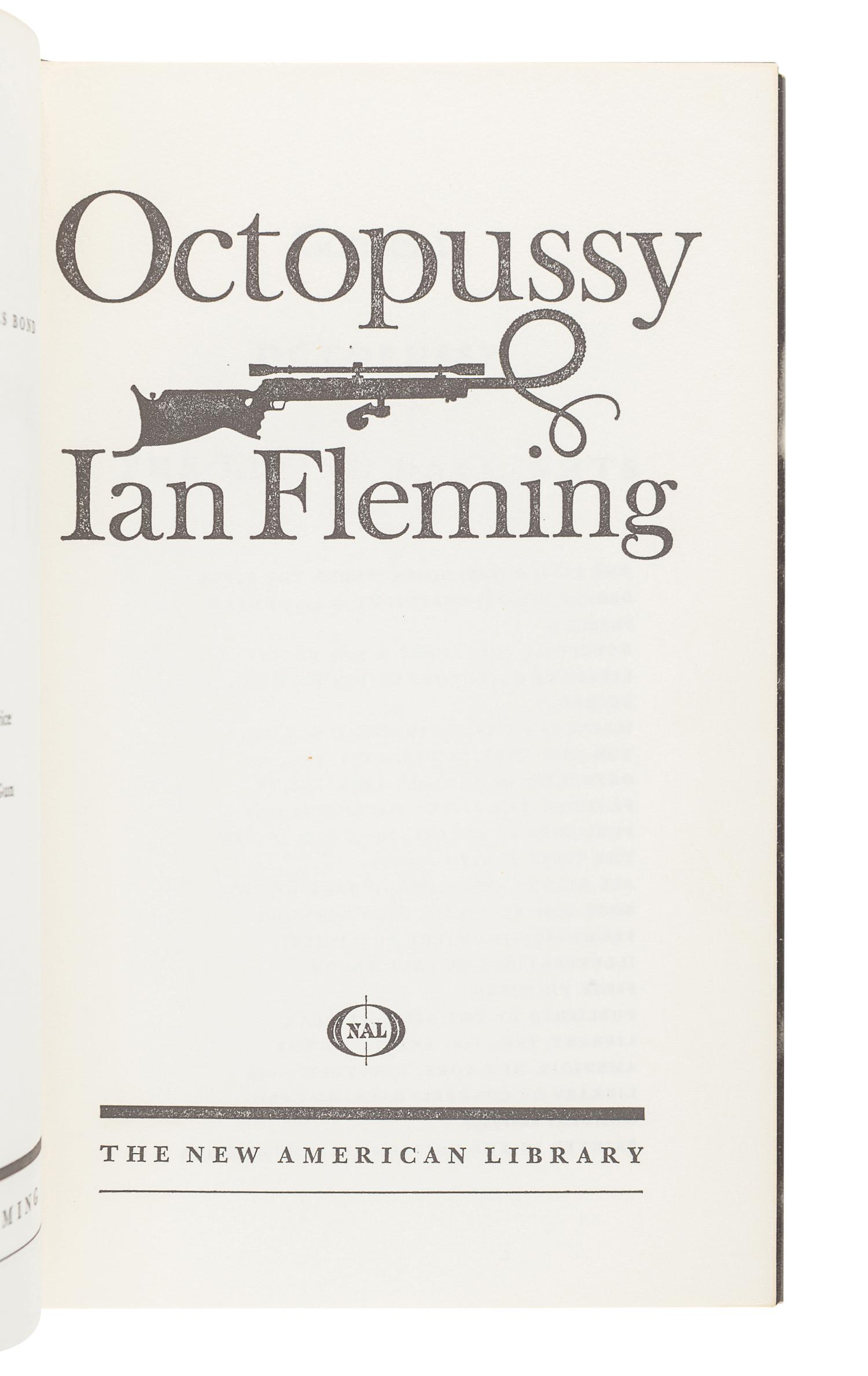 [FLEMING, Ian] -- [US EDITIONS AND PIRACIES]. A group of 5 works, comprising: