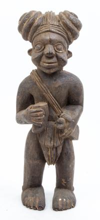 An African Wood Figure Height 16 1/2 inches.