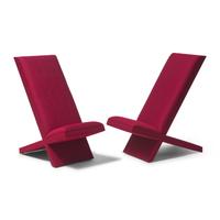 Postmodern Design 20th Century — Pair of X-Frame chairs