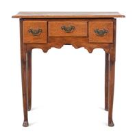 A George I Style Oak Dressing Table