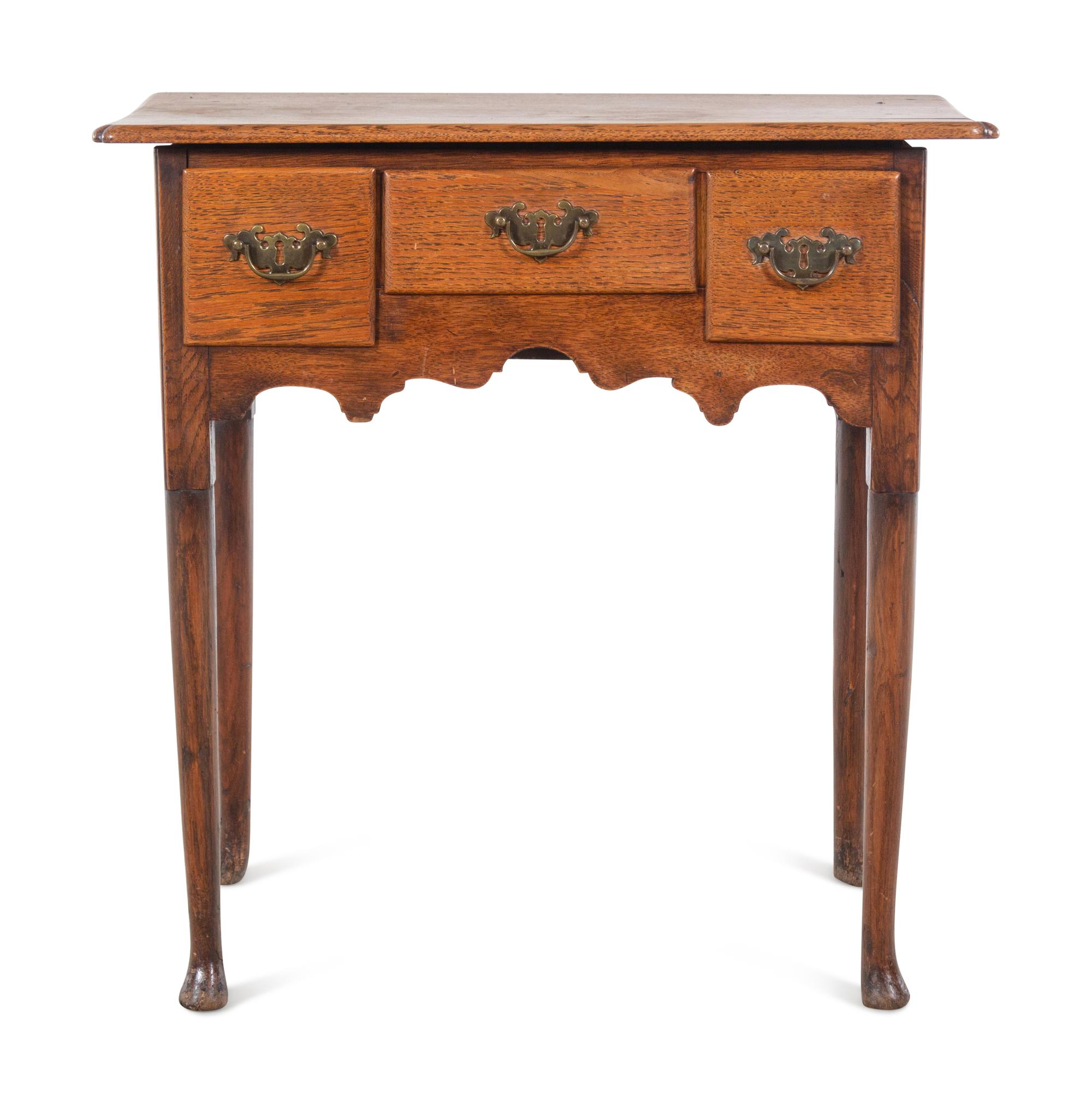 A George I Style Oak Dressing Table