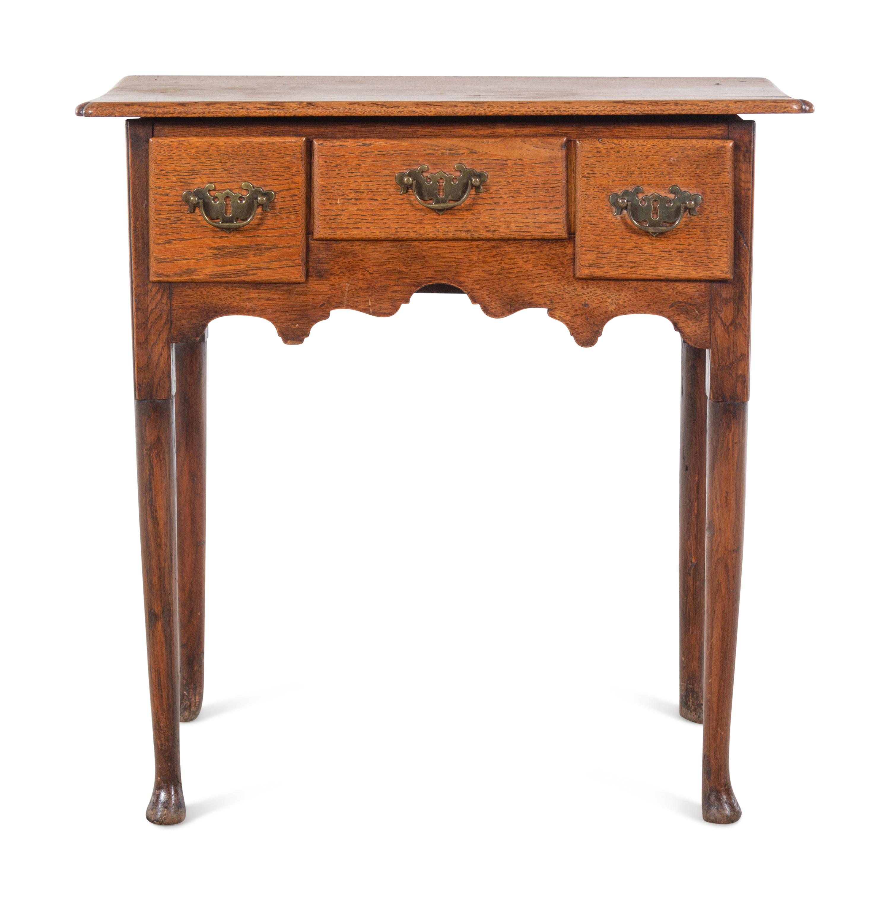A George I Style Oak Dressing Table