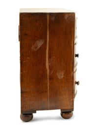 A Regency Mahogany Diminutive Bowfront Chest of Drawers