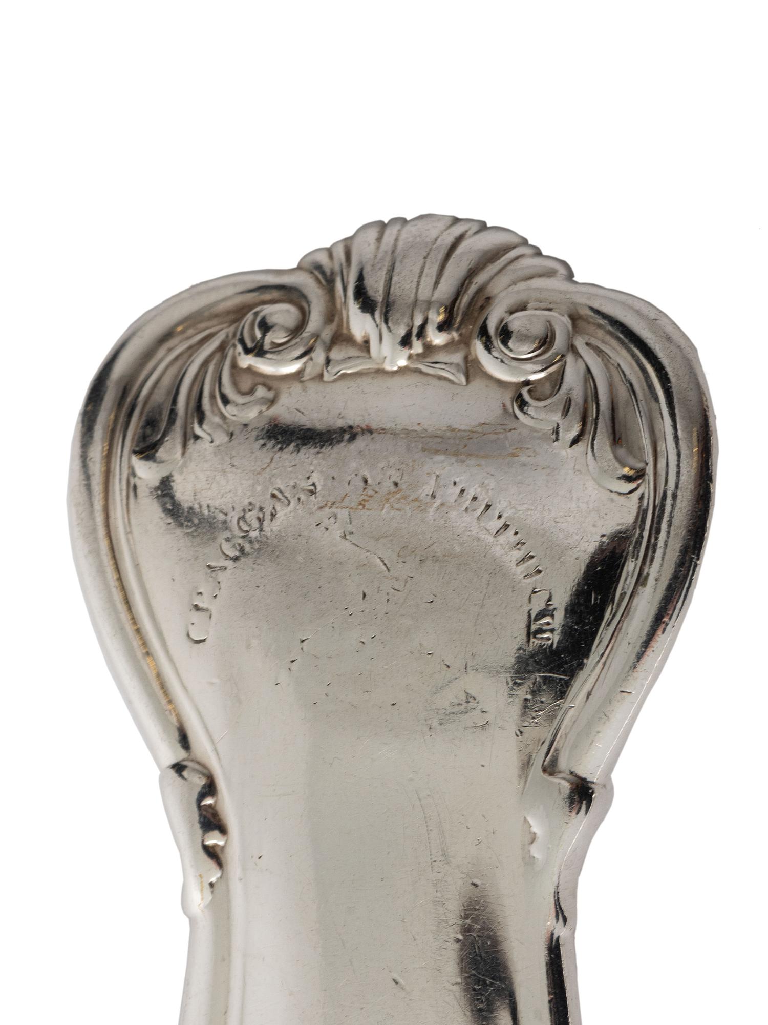 A Georgian and Victorian Silver Flatware Service
