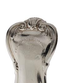 A Georgian and Victorian Silver Flatware Service